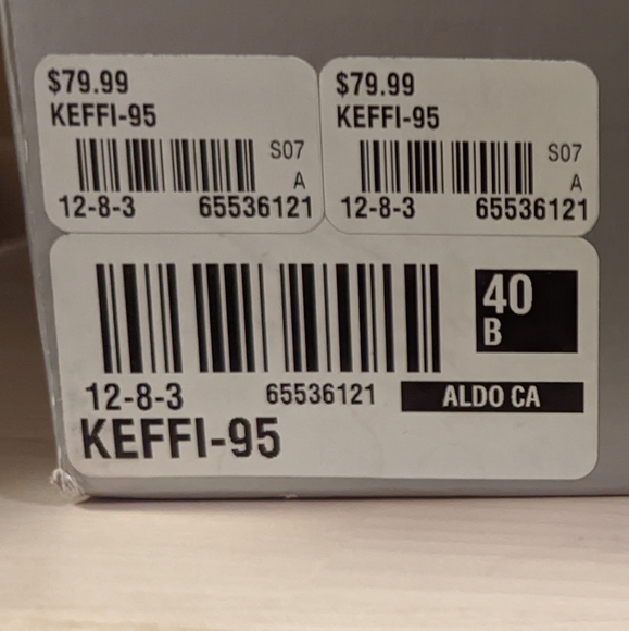 Aldo Size 40 (US 9) White/clear - Picture 2 of 3